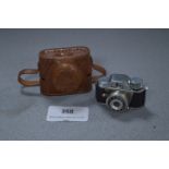 Japanese Minetta Small Camera with Leather Case