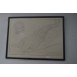 Framed Map - River Humber