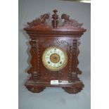 Wood Cased Decorative Mantel Clock