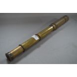 Brass Four Section Telescope - Mclode by Negretti & Zambra of London