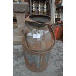 Metal 5 Gallon Milk Dairy Jug