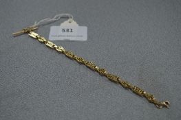 9cT Gold Bracelet - Approx 11.4g