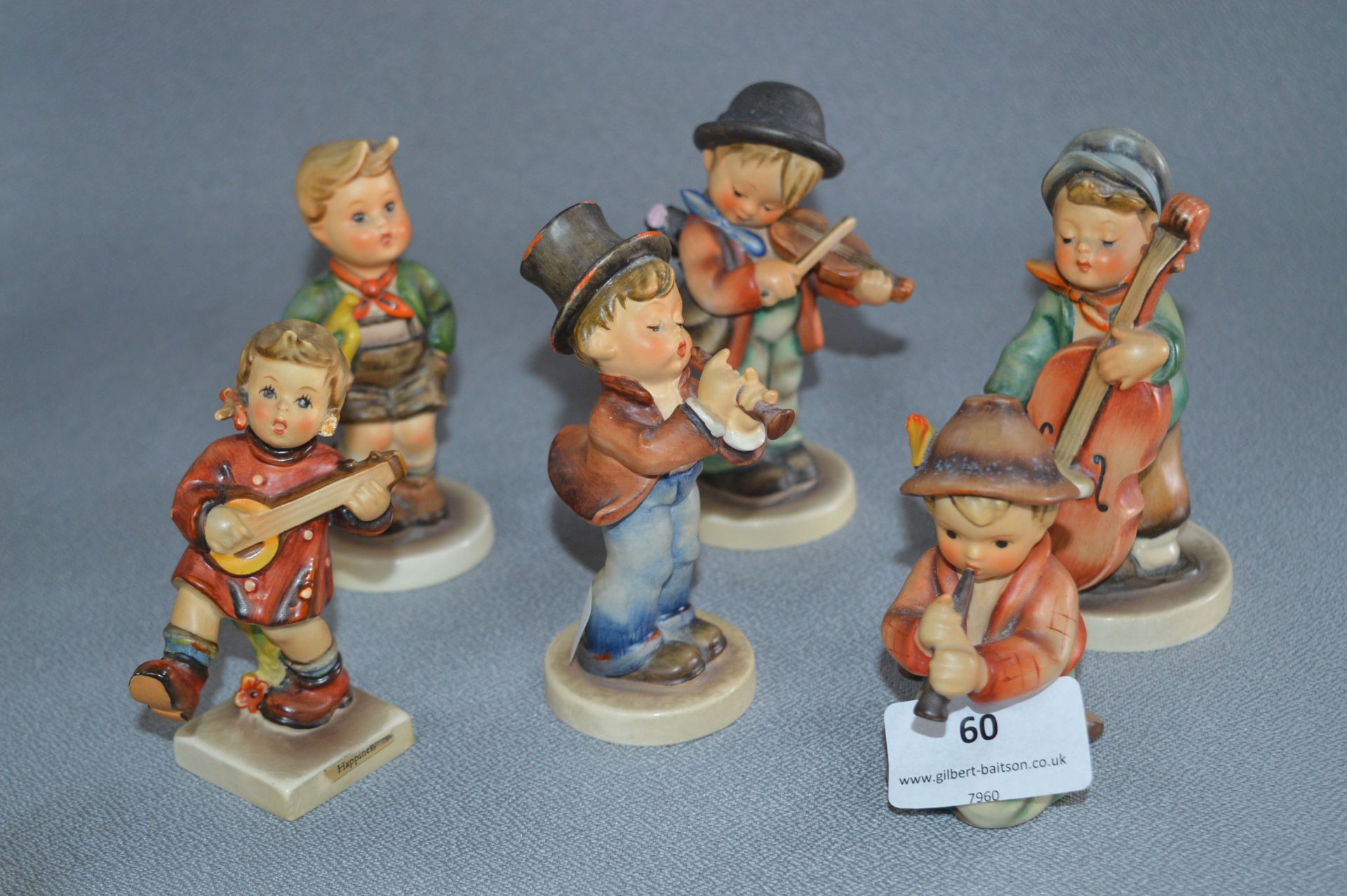 Set of Six Goebel West German Figurines