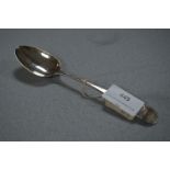 Peter, Anne & William Bateman Hallmarked Silver Tablespoon - London 1803, Approx 61g
