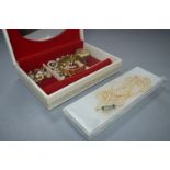 Jewellery Box and Contents of Costume Jewellery