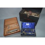 Sparklet Resuscitator and Two Cased Medical Syringe Sets