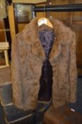 Ladies Waist Length Fur Coat Size:12