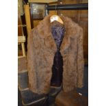 Ladies Waist Length Fur Coat Size:12