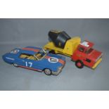 Triang Cement Mixer and Japanese Tin Plate Ford Thunderbird
