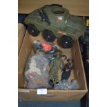 Cherilea Toys Action Man Tank, Figures, Clothing and Accessories