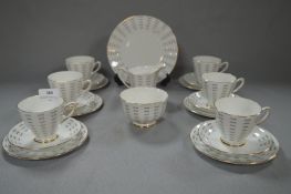 Windsor Bone China Aurora Tea Ware (21 Pieces)