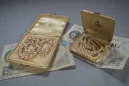 Two Pairs of Ciro Pearl Necklaces