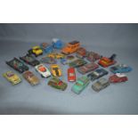 Twenty Five Play-worn Corgi Diecast Vehicles