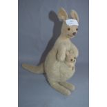 Plush Fur Kangaroo Soft Toy