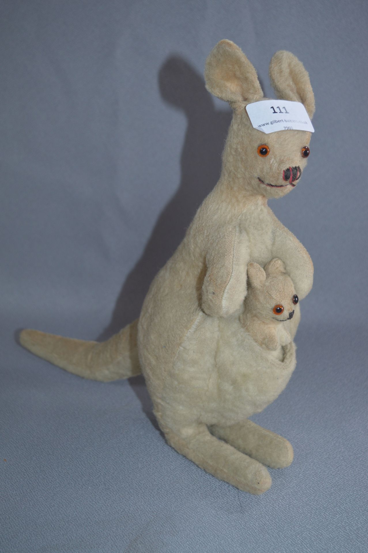 Plush Fur Kangaroo Soft Toy