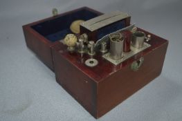 Mahogany Cased Electric Shock Medical Instrument