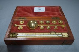 T.O.Blake Mahogany Cased Sykes Hydrometer