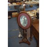 Mahogany Pole Firescreen