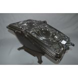 Heavy French Cast Iron Decorative Coal Scuttle