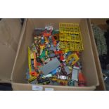 Box Containing Matchbox, Lesney, Corgi and Other Play-worn Diecast Vehicles