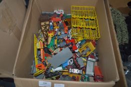 Box Containing Matchbox, Lesney, Corgi and Other Play-worn Diecast Vehicles