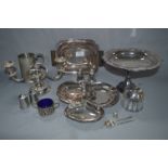 Quantity of Silver Plated Items; Entree Dishes, Condiments, etc.