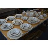 Kutani Japanese Hand Painted 51 Piece Tea & Dinner Set