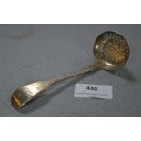 Georgian Silver Hallmarked Sifter Spoon - Approx 62g