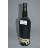 Bottle of Cockburns 1963 Vintage Port