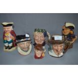 Collection of Royal Doulton and Other Toby Jugs