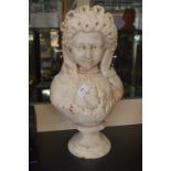 Victorian Marble Bust of a Lady