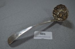 Hallmarked Silver Georgian Sifter Spoon - Approx 55g