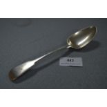 Georgian Hallmarked Silver Tablespoon - London 1835, R.R Maker, Approx 65g