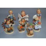 Collection of Seven Goebel West German Figurines