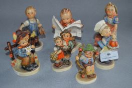 Collection of Seven Goebel West German Figurines