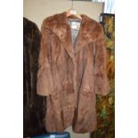 Hilda Kirk of Hull Ladies Faux Fur Long Coat