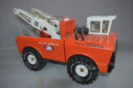 Tonka Twin Crane Wrecker Truck