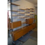 String Ladderax Style Four Section Wall Unit