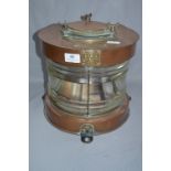 Copper & Brass Ship's Mast Head Lamp