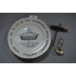 Denby Dale Huddersfield Royal Infirmary Commemorative Pie Plate...