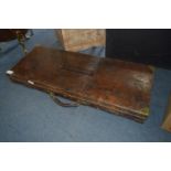 Holland & Holland Leather Shotgun Case with Brass Corner Mounts