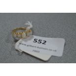 18ct Gold Dress Ring set with Opal - Approx 3.7g