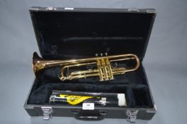Yamaha Brass Trumpet in Travel Case