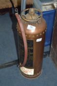 1963 Waterloo Copper Fire Extinguisher Type BD2