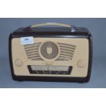 Brown & Cream Bakelite Radio