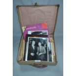 Small Case Containing Theater Programmes, Newspapers and Promotional Photos