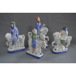 Set of Four Rye Canterbury Tales Figurines