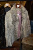 Ladies Waist Length Fur Coat Size:10