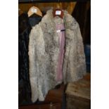 Ladies Waist Length Fur Coat Size:10