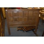 Squirrel Man Handmade Oak Paneled Headboard